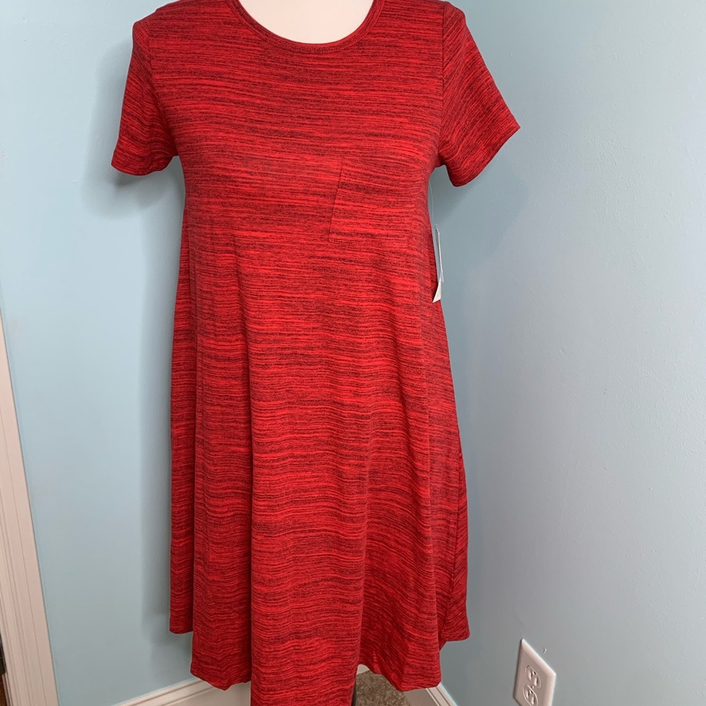 Lularoe Carly in red xxs